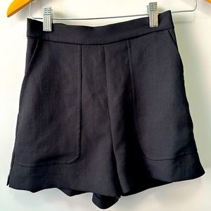 Wilfred Black Tailored Shorts size Small